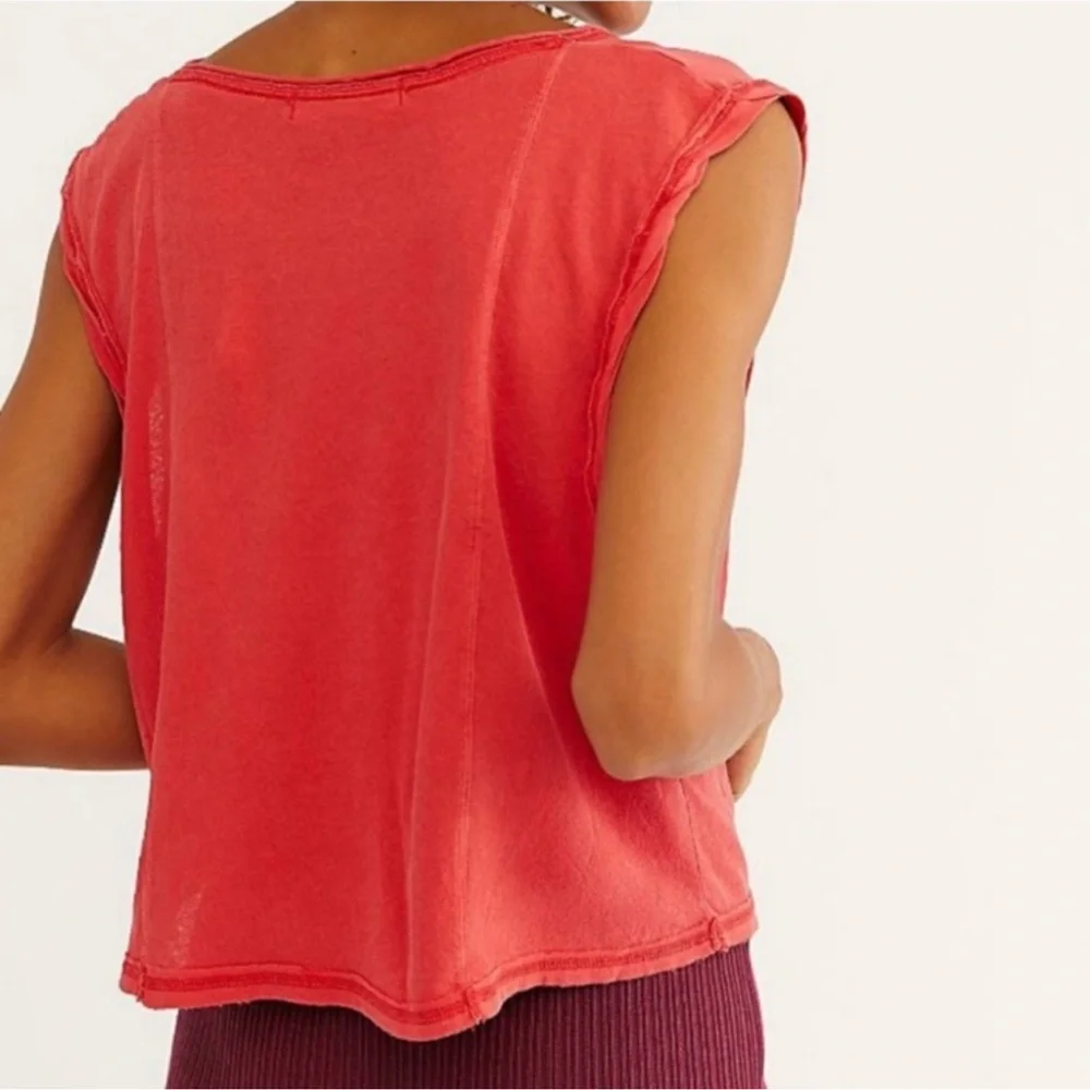 We The Free NWT Dreamy Tank in Ignition size Small ❤️🩷 - Picture 4 of 6